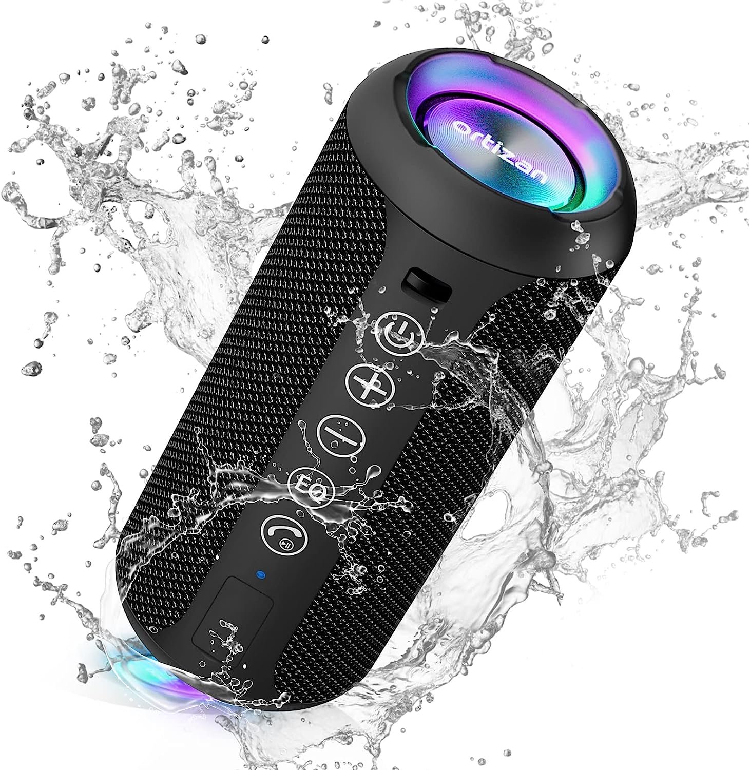 Ortizan Portable Bluetooth Speaker: IPX7 Waterproof